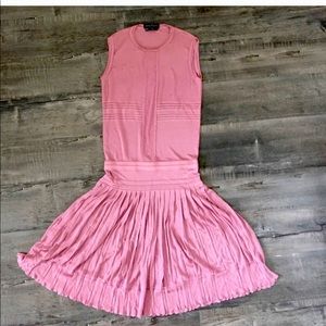 Salvatore Ferragamo powder pink dress